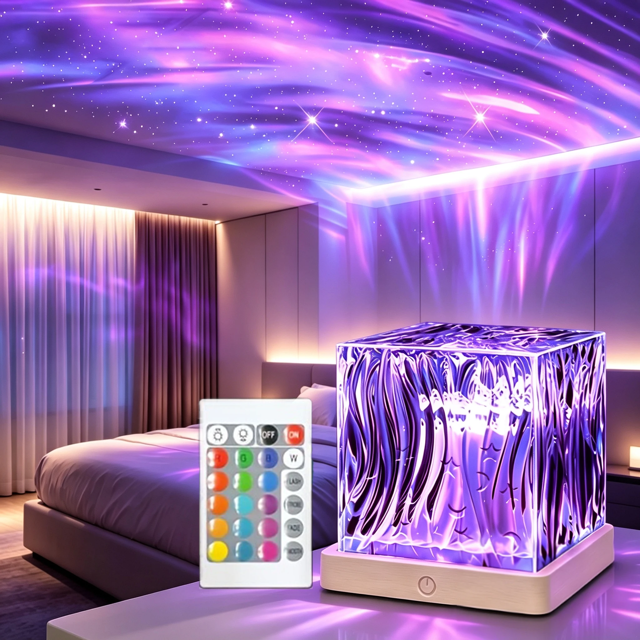 projetor-aurora-led-luz-noturna-alimentada-por-usb-16-cores-controle-remoto-rotacao-automatica-lampada-atmosferica-luzes-do-norte-decoracao-de-quarto