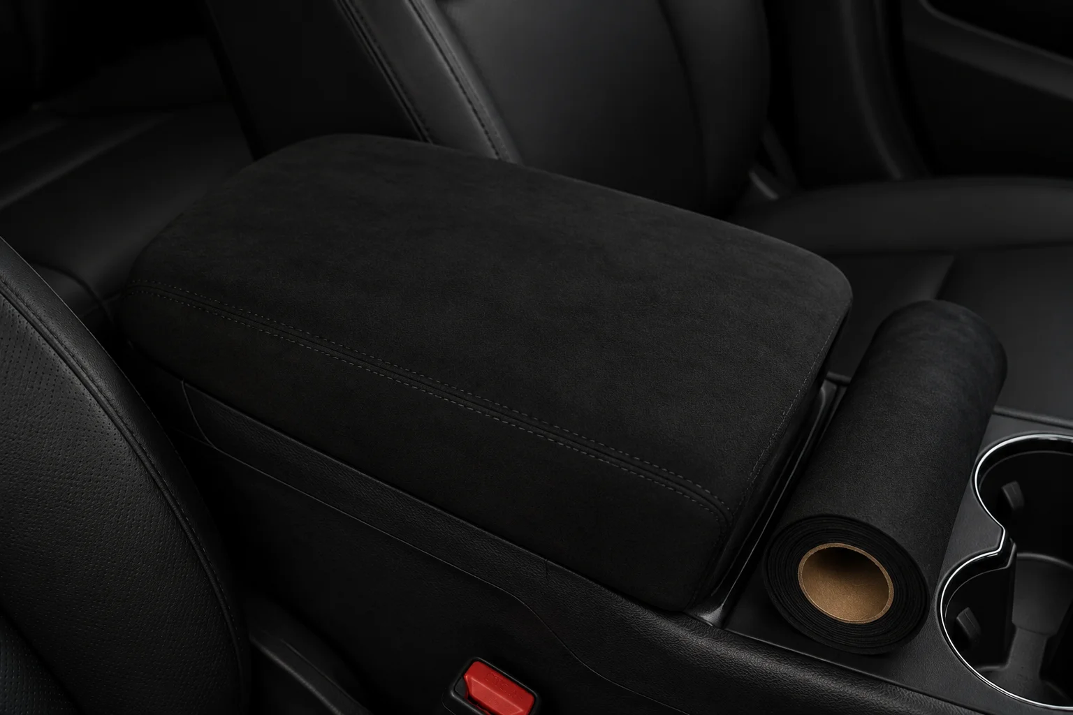 Wide-Width Self-Adhesive Faux Suede Roll, Wear-Resistant Matte Suede Fabric for Car Interior Modification and Jewelry Box Soft Decoration