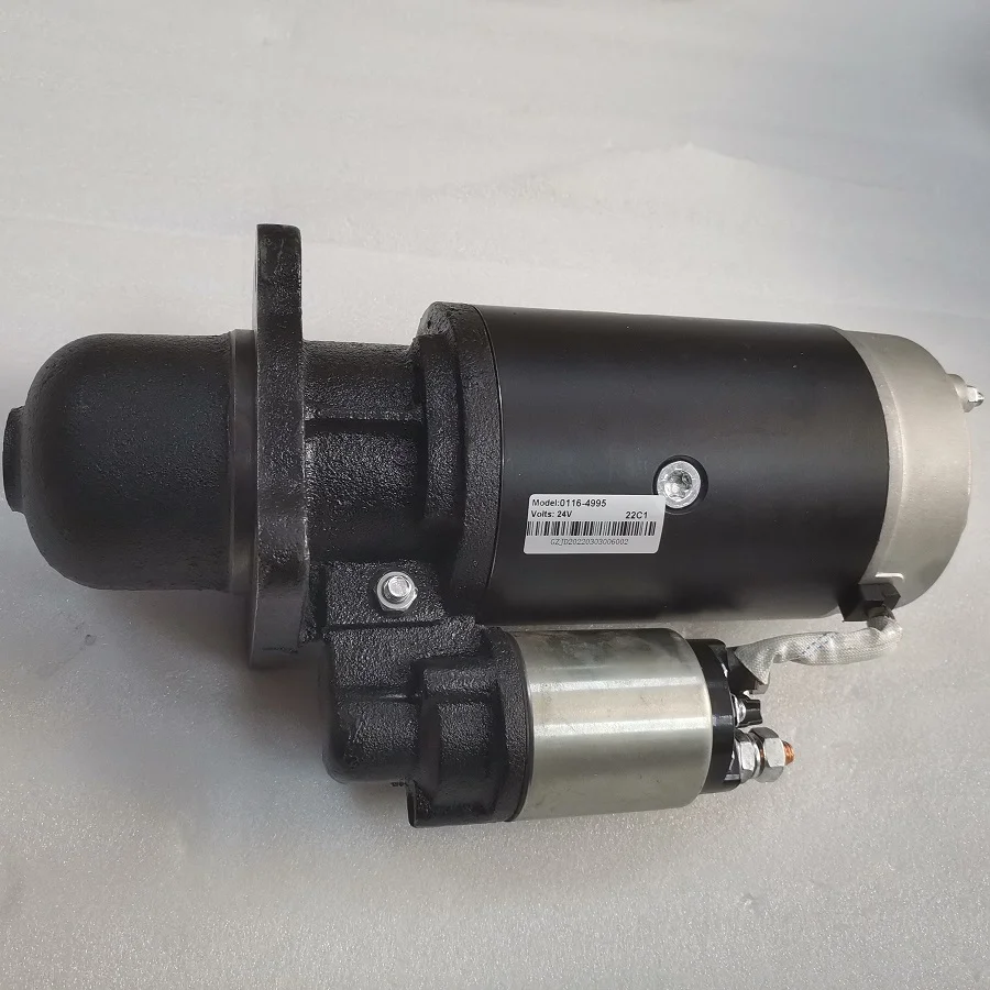 Construction Machinery EC210b STAR MOTOR 0116-4995 Excavator starter motor for  diesel engine cushion alternator