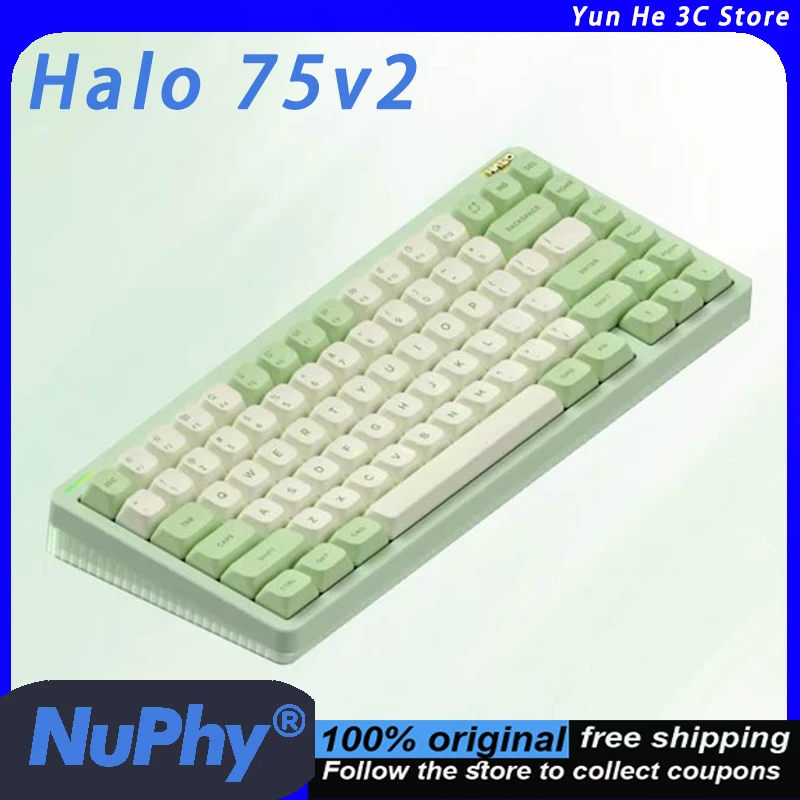 NuPhy Halo75 V2 Keyboard Customizable Spacer-Style Bluetooth
