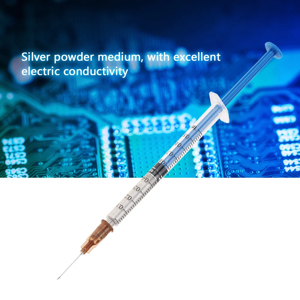 Conductive Silver Paint Conductive Silver Paste Adhesive Silver Paint Pen for Keyboard PCB Repair Conductive Adhesive