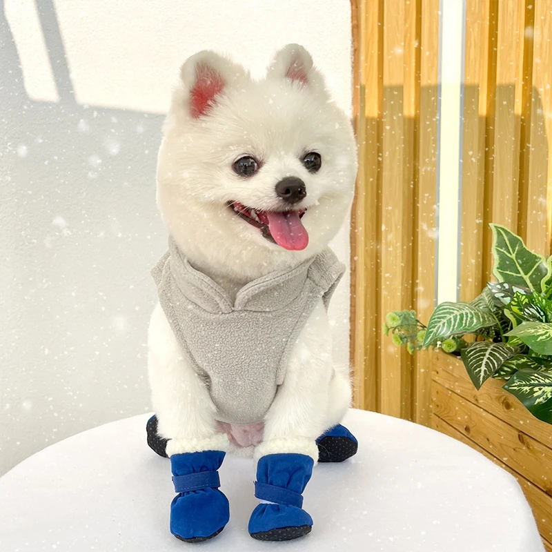 Warm Waterproof Dog Snow Boots 6