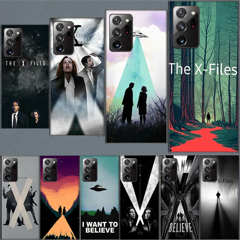 The X Files I Want to Believe TPU Case for Samsung A55 A35 A25 A15 A05S Note 20 Ultra 10 Lite 9 8 M52 M51 M32 M31 M21 J8 J6 J4