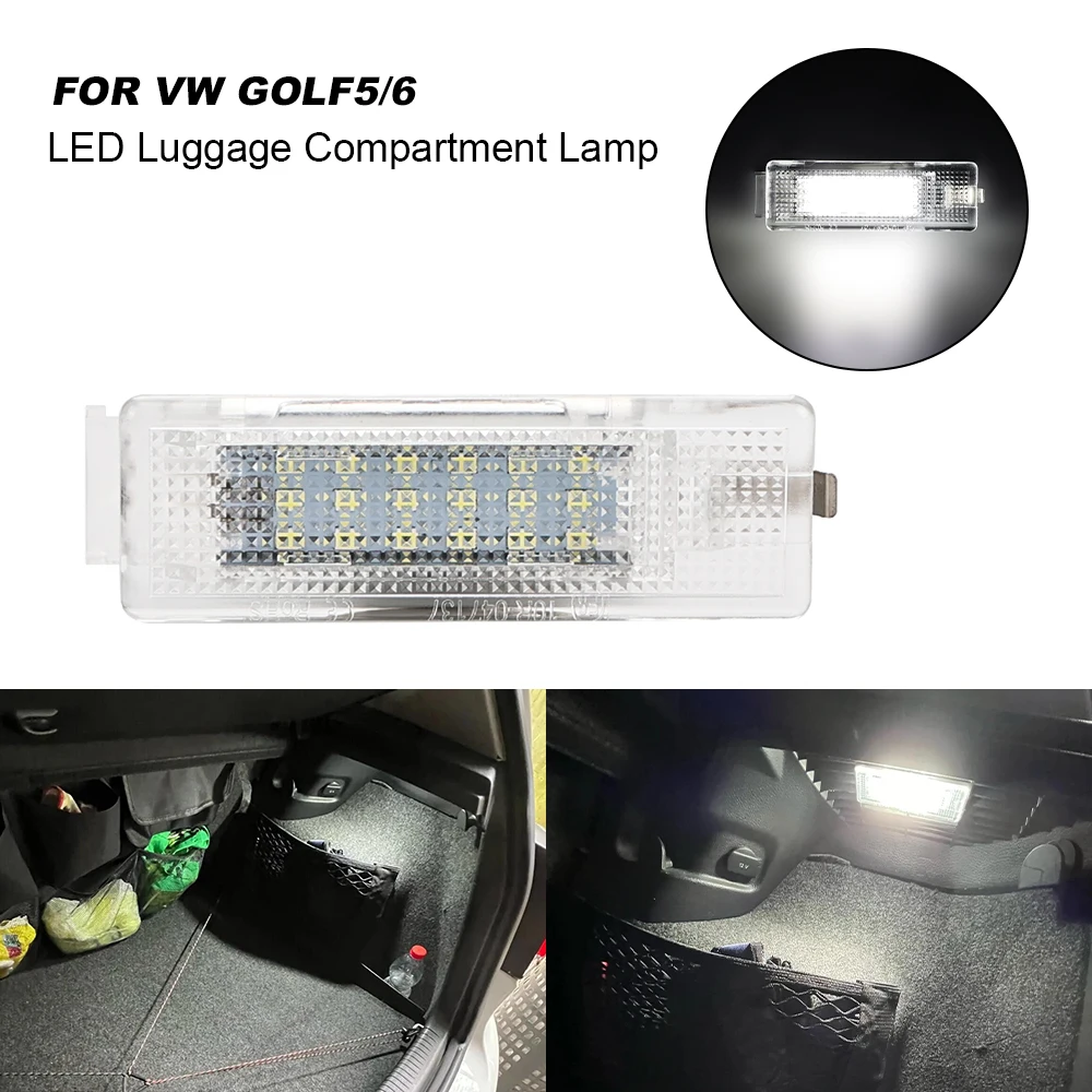 1pc LED Trunk Light Luggage lamp for VW Passat B8 CC B6 B7 variant Golf 7 7.5 R MK7 GTI GTD 5 6 Scirocco Jetta Tiguan 18SMD