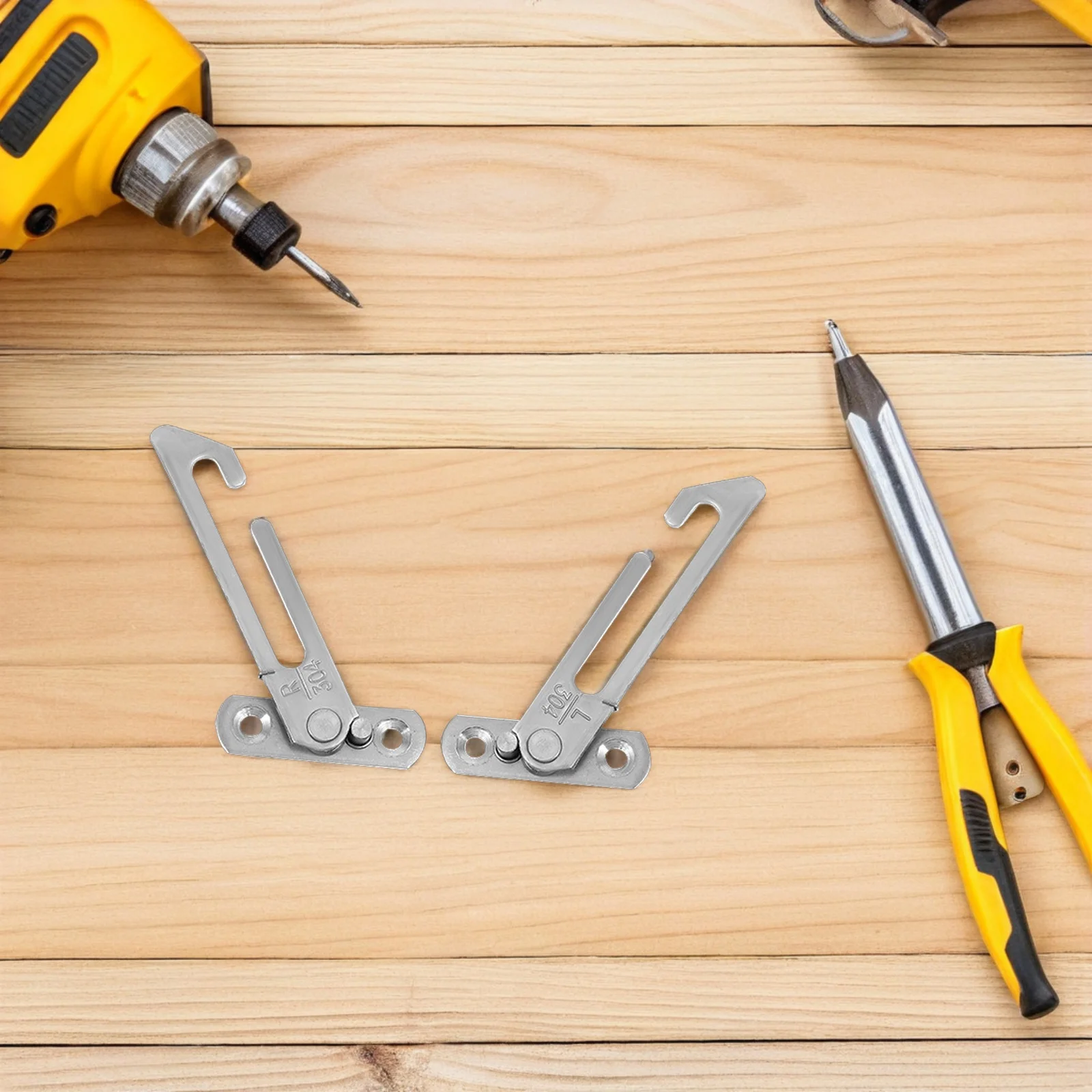 

4Pcs Window Lock Safety Buckle Concealed Restrictor Child Protection Stopper Easy Install for Sliding Vertical Windows