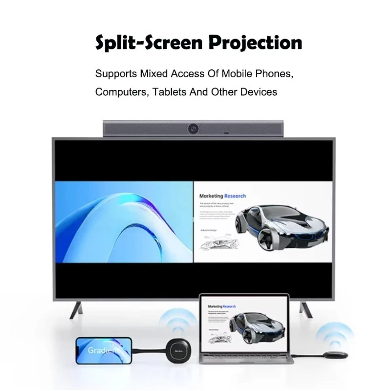 Screen projection, conference system, speaker, conference host 6-in-1 commercial-grade intelligent projection box