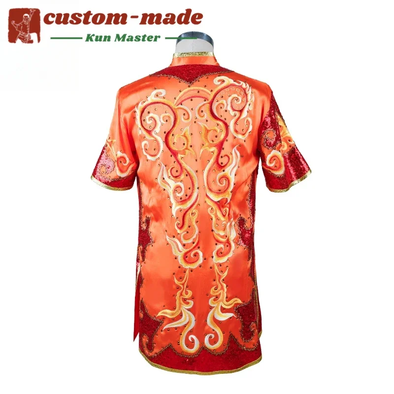 

Custom Martial Arts Uniform Kung Fu Suit with Dragon Embroidery Southern Fist Long Fist Reinforced for KungFu Forms Competition