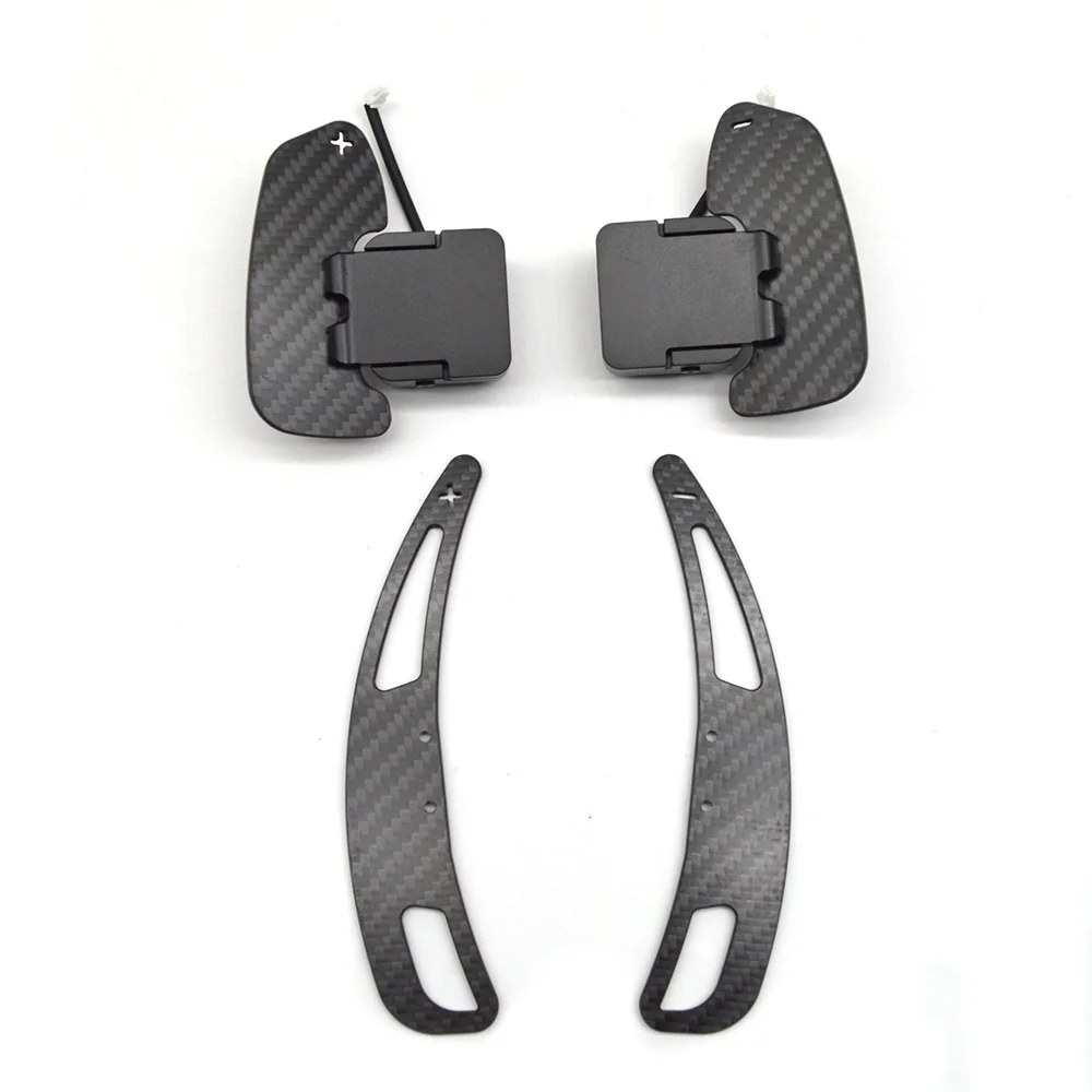 For Audi A3 B9 A4 A5 S3 S4 S5 RS3 RS4 RS5 TTRS matte carbon fiber steering wheel with magnetic shift paddles