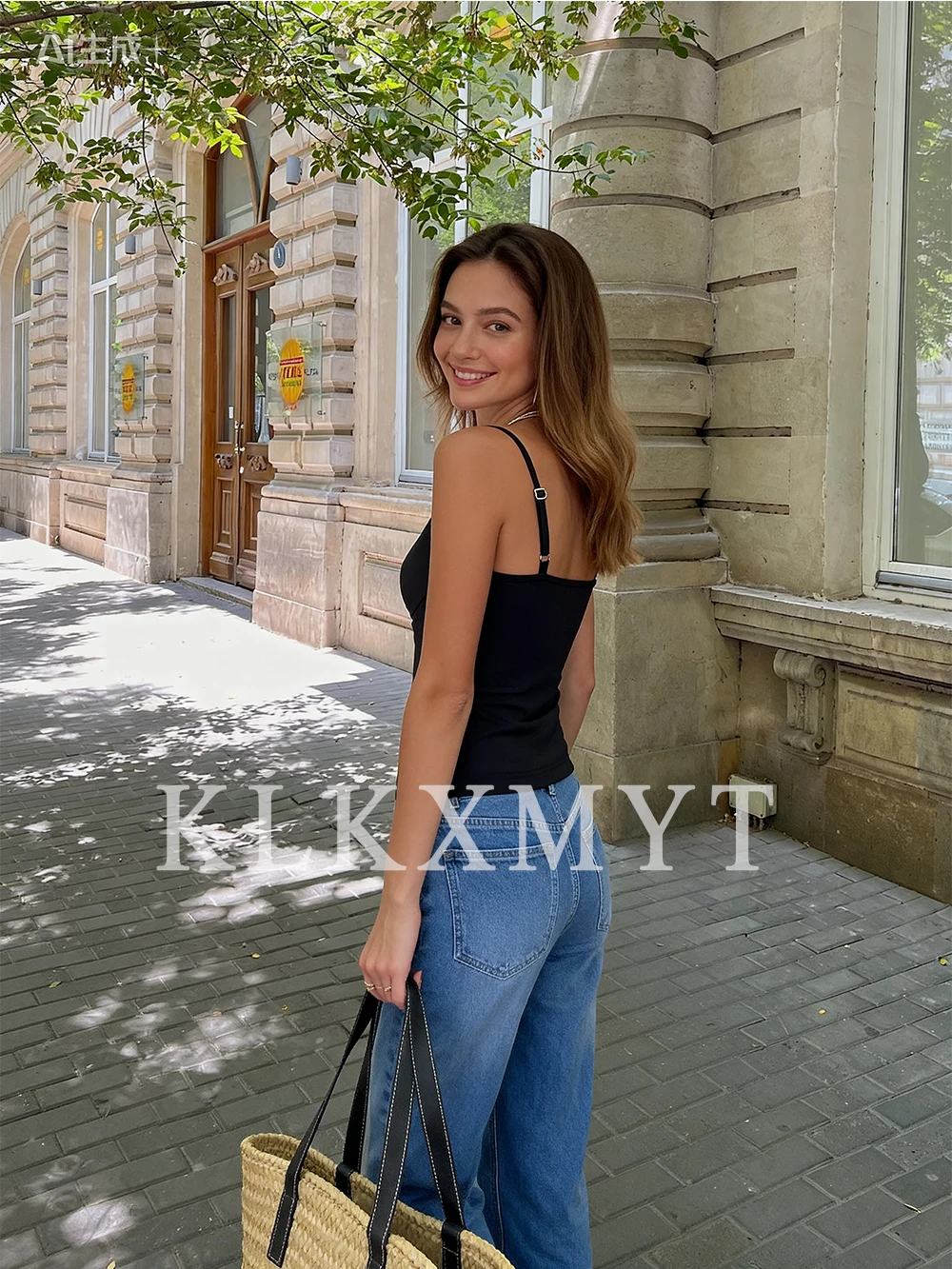 Women Sexy Halter Top 2025 Women Summer Fall New Fashion Solid Color Sleeveless Backless Halter Top Women Sexy Short Top