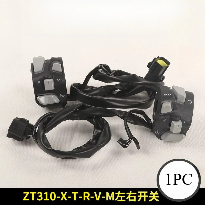 For ZONTES ZT310-X-R1-T2-V-M Motorcycle Left Right Handle Switch Ignition Horn Start Switch Accessories
