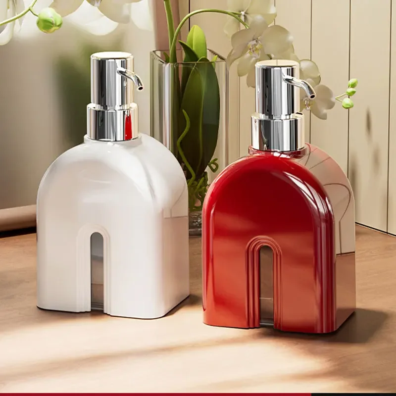 400ml Cave Stone Shower Gel Shampoo Bubbler Retro Style Hand Wash Bubbler Bottle Dish Detergent Dispenser Bottle soap dispenser