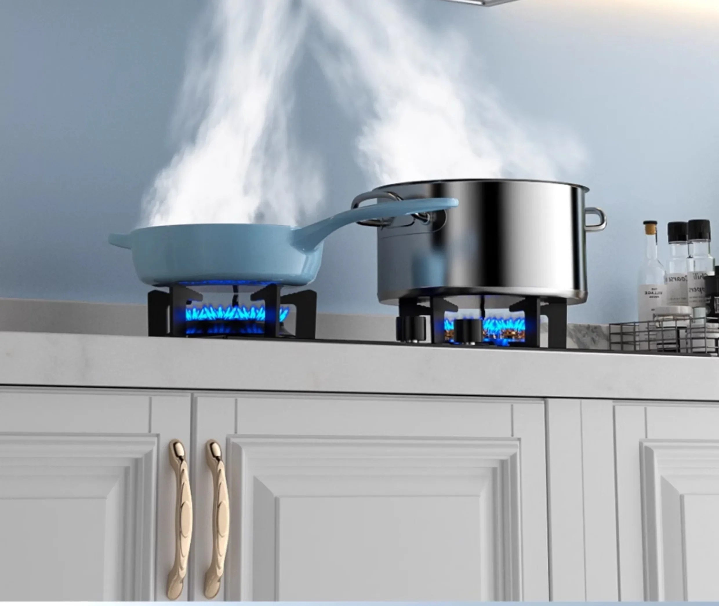 220V Haotaitai Powerful Range Hood Kitchen Ceiling Mounted Chinese Style Smoke Extractor