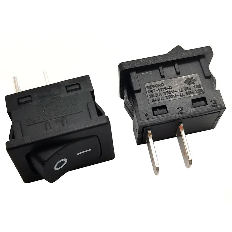 CRT-1115-0 Ship type switch 15A125V 7.5A250V 2 Pin on-off power button 21*15mm