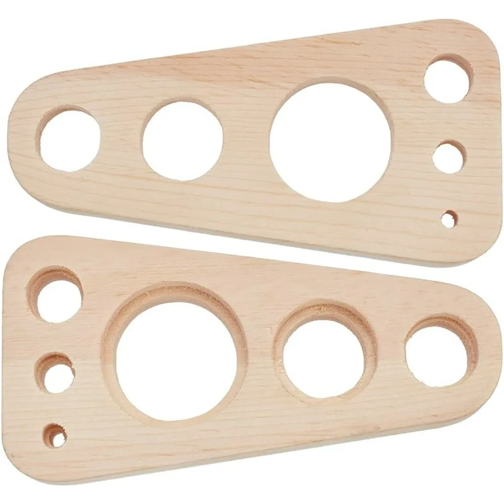 Herramienta ocular de seguridad para Amigurumi, herramienta ocular de seguridad de madera para fijar ojos y arandelas de seguridad, inserción de tablero de calibre ocular, 2 uds.