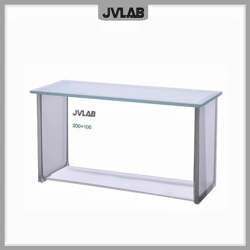 TLC Developing Tank Lab Single Developing Chamber Heavy-duty Molded Solvent Glass Staining Chamber Dimension (L*H) 200*100mm