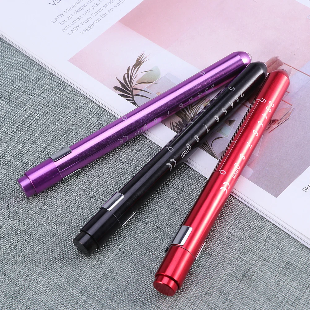 

6Pcs LED Reusable Bright Sealed Concentric Beam Click and Hold for Nurses Medical Students Home Use Diagnostic Tool