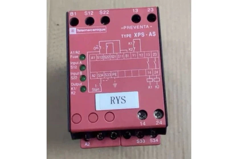 The second-hand safety relay XPS-AS XPSAS5140 tested OK and its function is intact