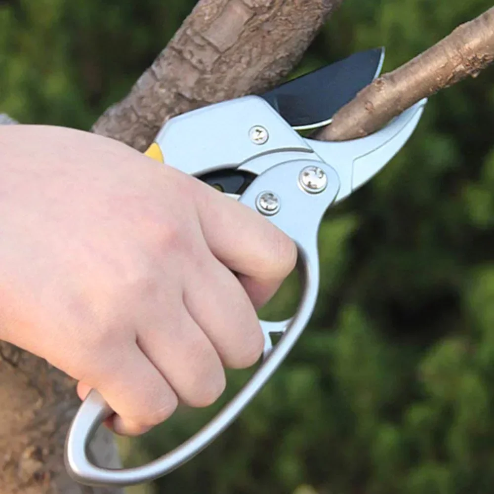 High Carbon Steel Pruning Shears Cutter Gardening Plant Scissor Sharp Branch Trimmers Labor Saving for Household Gardening Tools