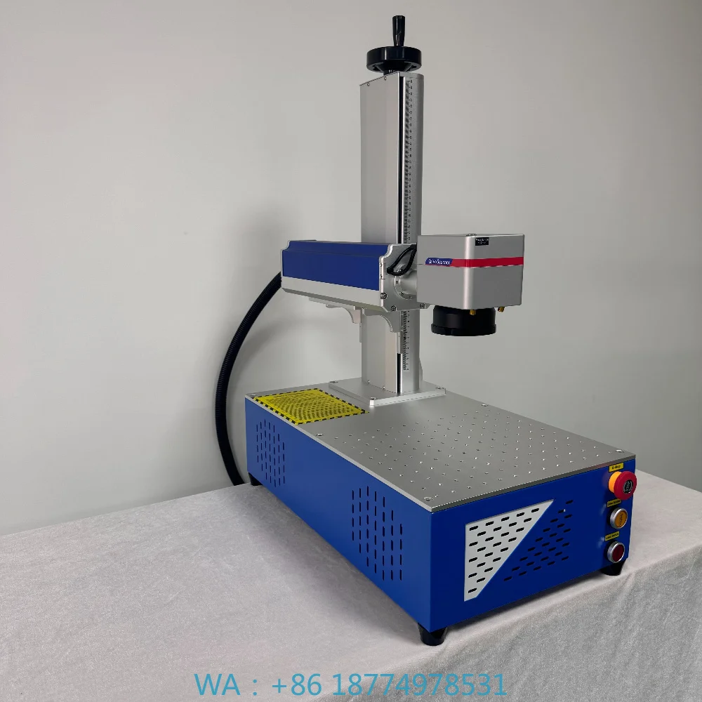 New Arrival 60W Air Cooling Desktop Fiber  Marking Machine for Metal Sheet & Stone