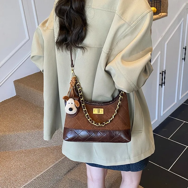 

Sophisticated French Style Handbag With Unique High-End Craftsmanship, Versatile For Women's Daily Commuter Use