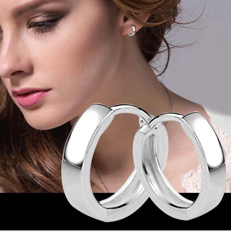 Full Crystal Earrings Luxury Silver color plated Earrings For Women Earing Zircon Earings Fashion Jewelry Stud Earing Oorbellen