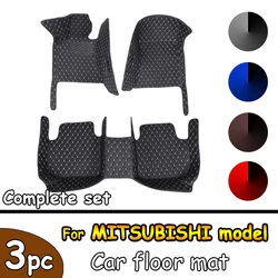 Car Floor Mats For MITSUBISHI Triton Colt CZC L200 Galant 380 ATTRAGE COLT PLUS colt plus io Mirage 2022 2023 Car Accessories