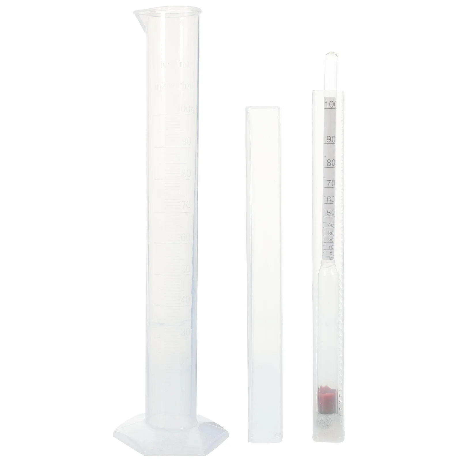 

1 set 1 Set Triple Scale Alcohol Hydrometer For Wine Beer Mead Fermentation Home Brewing Kit With Test Cylinder Precise Manual