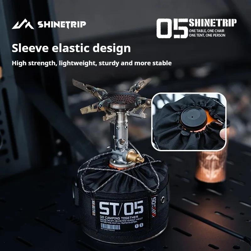 

ShineTrip Gas Tank Cover 05 Series Tactical Style Gas Tank Cover Blackened Military Camping Decoration Anti-Collision