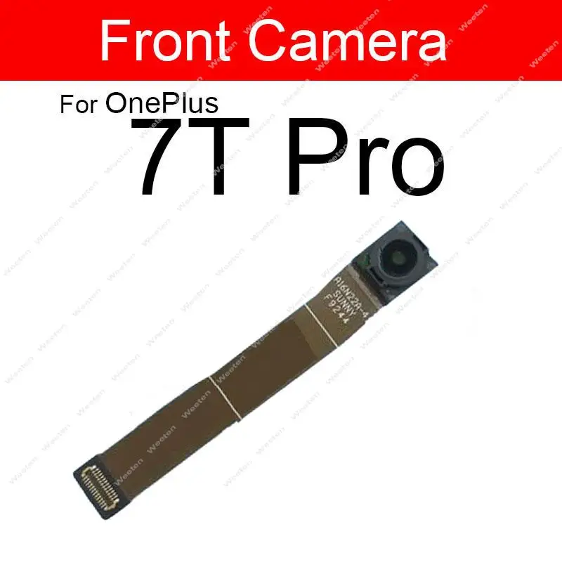 Haupt kamera modul hinten vorne für oneplus 7 pro 7t pro hinten vorne gerichtete Kamera baugruppe Flexband-Ersatzteile