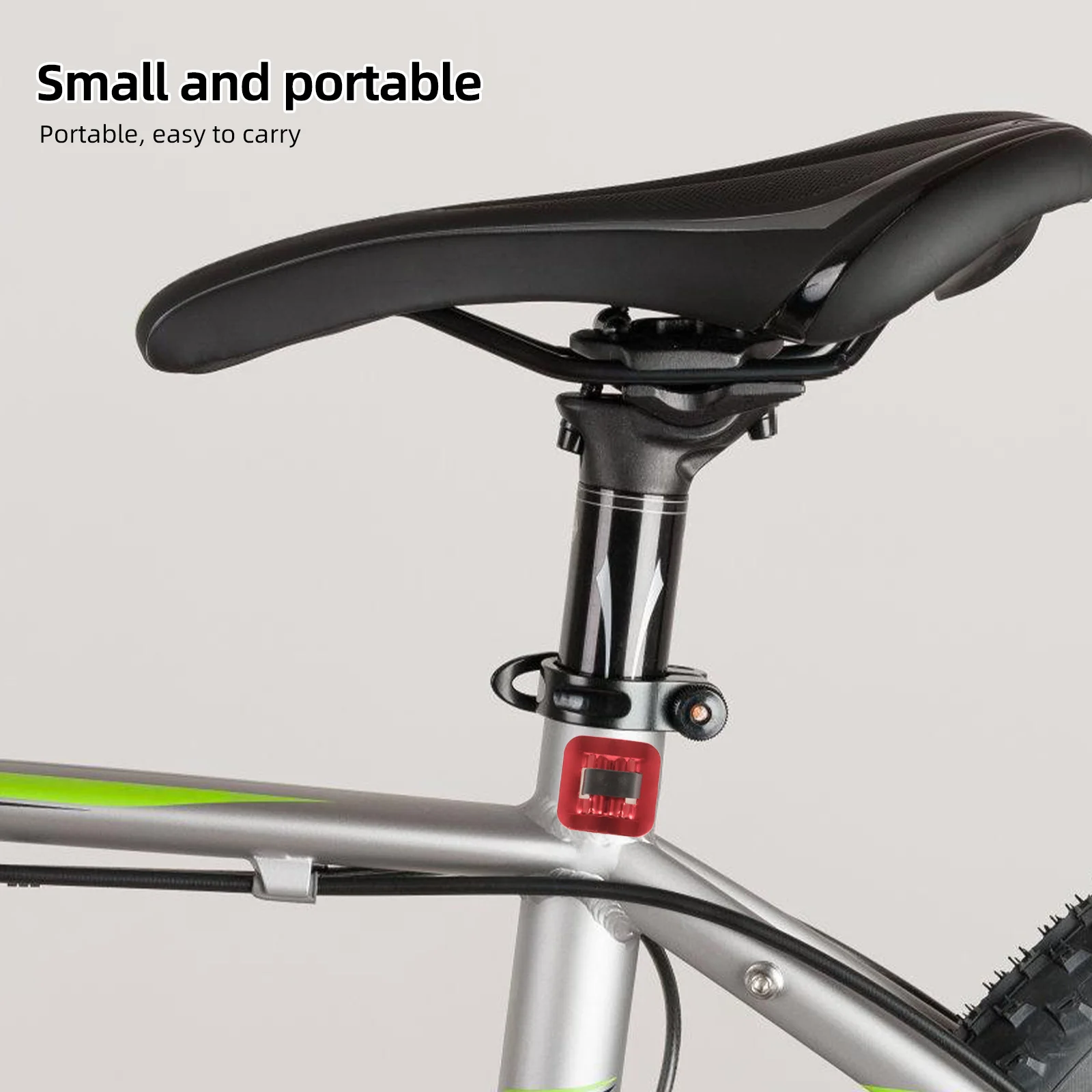 

5 set Bike Brake Guides C Aluminum Alloy Adhesive Frame Mount Clips For Mountain Road Bikes Red Durable Lightweight C Clamps