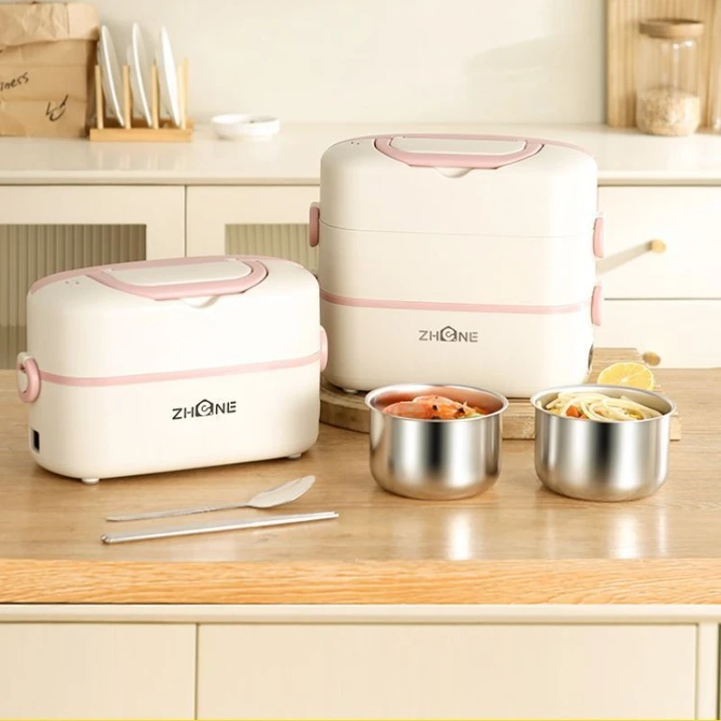 

Electric lunch box with large capacity for office workers, female, with lid, can cook rice, plug in mini rice cooker, insulation