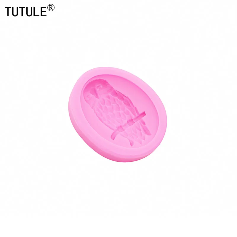 owls resin Clay item of jewelry Drip Silicone mold DIY owls Accessories keychain Silicone Mold owls Chocolate fondant Cake Mould - view 5