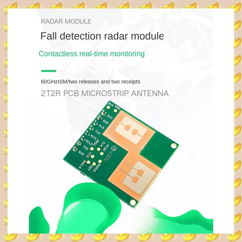 

LD6002C 60G Радарный датчик миллиметровой волны Бесконтактный датчик Fmcw для обнаружения падения