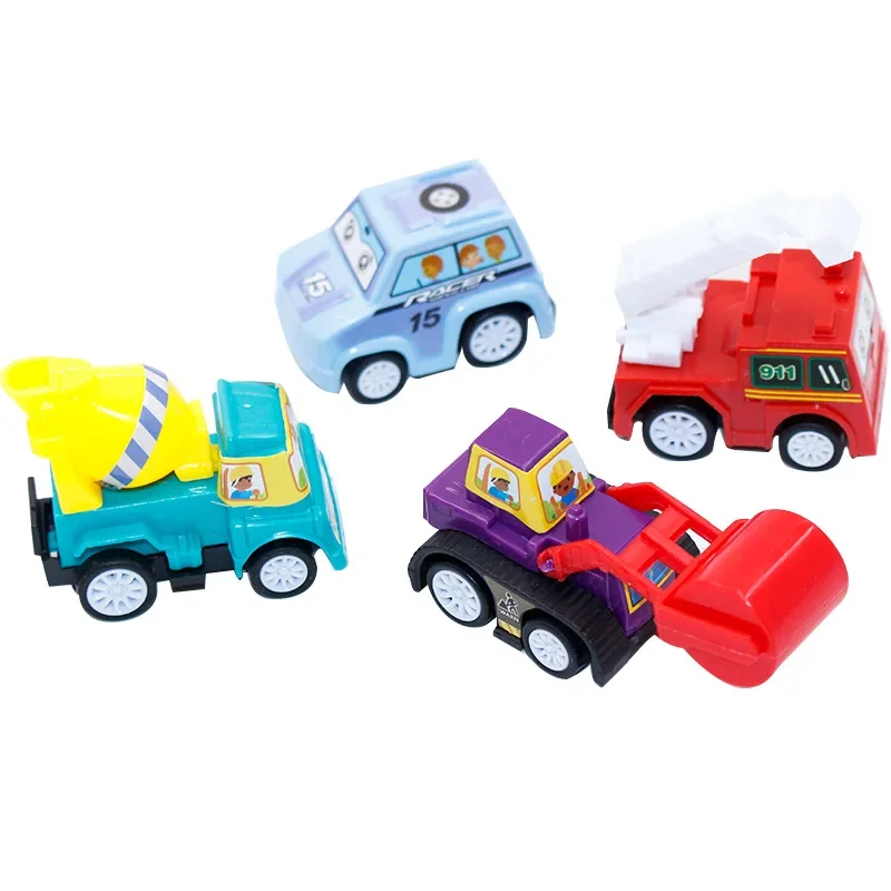 6 stücke Auto Modell Spielzeug Zurückziehen Auto Spielzeug Mobile Fahrzeug Feuerwehrauto Taxi Modell Kind Mini Autos Junge Spielzeug Geschenk druck Druck Spielzeug für Kinder