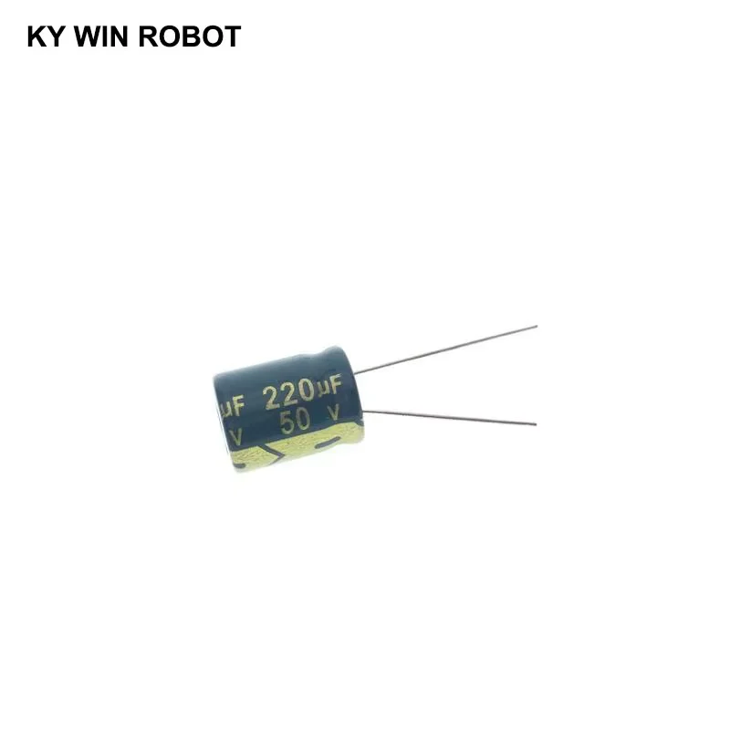 10 pcs Aluminum electrolytic capacitor 220 uF 50 V 10 * 13 mm frekuensi tinggi Radial Electrolytic kapasitor