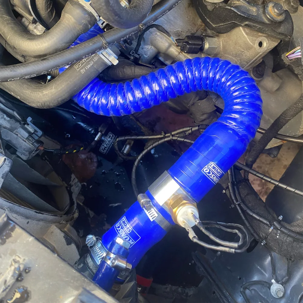 Silikonschlauch, gerader Anschluss, Auto-Ladeluftkühler, Turbo-Ansaugrohrkupplung, blau, Länge 76 mm, mehrere Größen