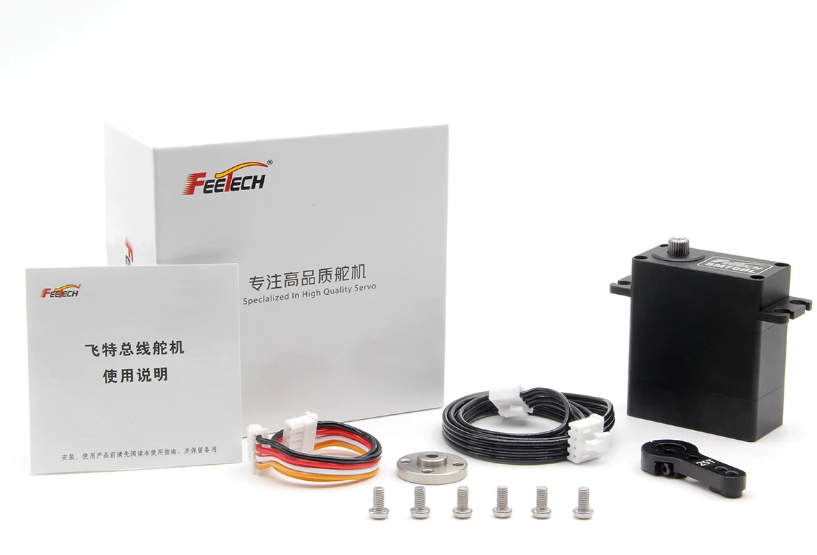 Feetech SM70BL Monster Torque 70 كجم أربعة محامل HV بدون فرش RC مؤازرة للطائرة/الشاحنة كبيرة الحجم