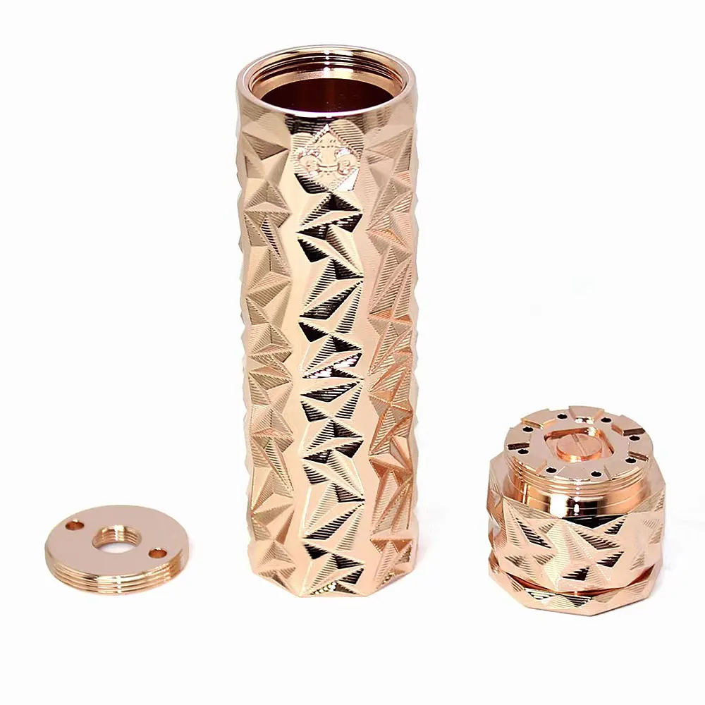 SXK Durga Negus Mod Son สไตล์ Mod Mod ทองคำสีกุหลาบทองเหลือง18650 Hybrid 24มม.หลอด Mod Fit Kayfun X mtl Rta