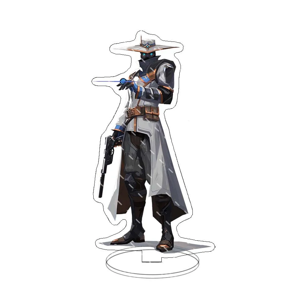 15CM Game Valorant Figures Sage Killjoy Jett Sova Cypher Cosplay Acrylic Model Plate Desk Decor Standing Sign Figure Fans Gifts