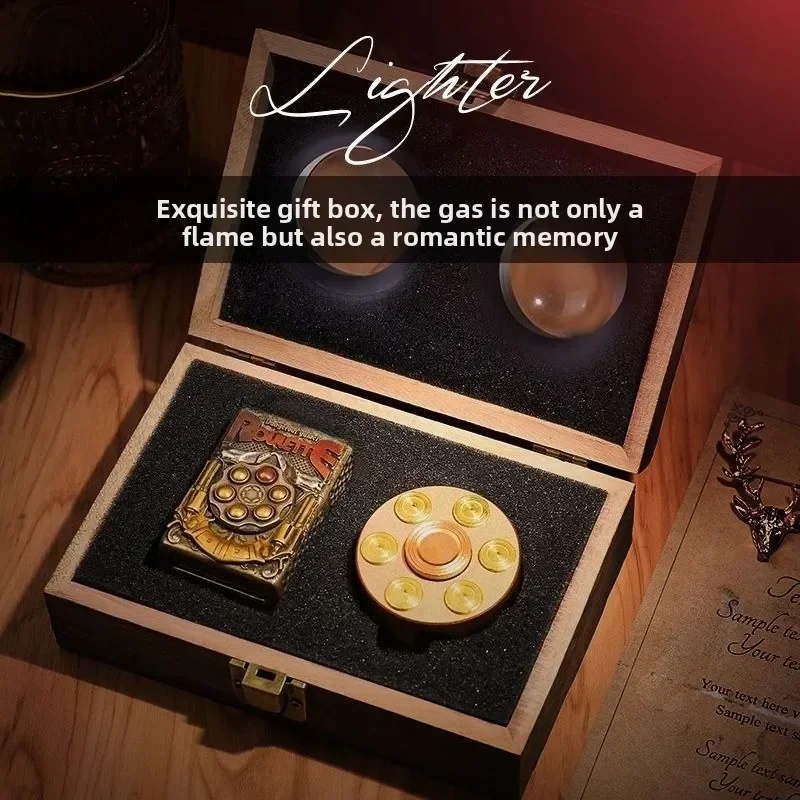 

НОВАЯ классическая латунная инкрустированная топливная зажигалка, три медных инкрустированных циферблата ручной работы, гироскопическая зажигалка, аксессуары для сигарет, мужской подарок