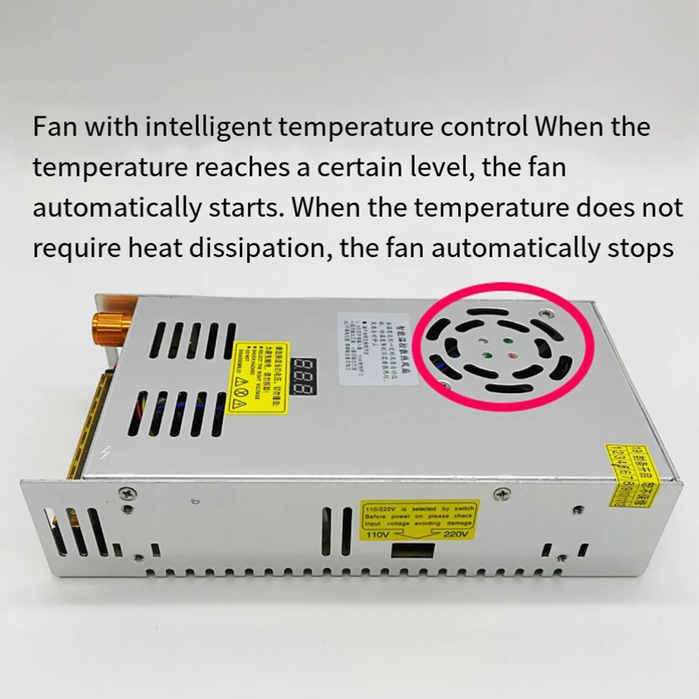 عملي تحويل التيار الكهربائي 20A 480 واط 215*115*50 مللي متر قابل للتعديل تيار مستمر 0-24 فولت شاشة ديجيتال HJS-480-0-24 امدادات الطاقة #3
