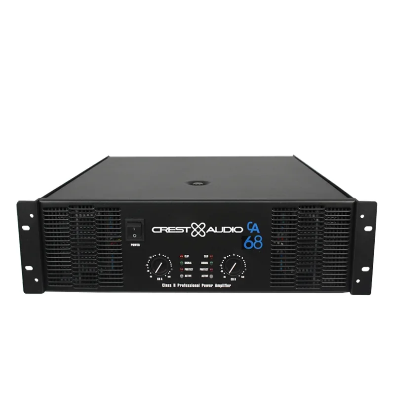 

CA68 Professional Power Amplifier Pure Power Amp 2channels(3u) KTV/8Ohm/2900w*2/4Ohm 5800W*2/Single Product Can Be Purchased