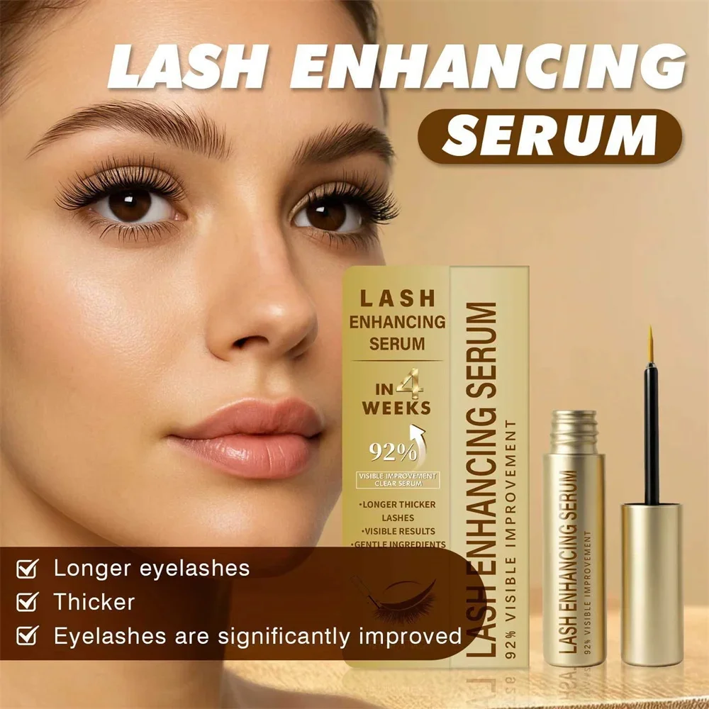 Fast Eyelash Growth Serum 7 Days Natural Eyelash Enhancer Longer Fuller Thicker Curling Lash Treatment Eye Care Products Makeup