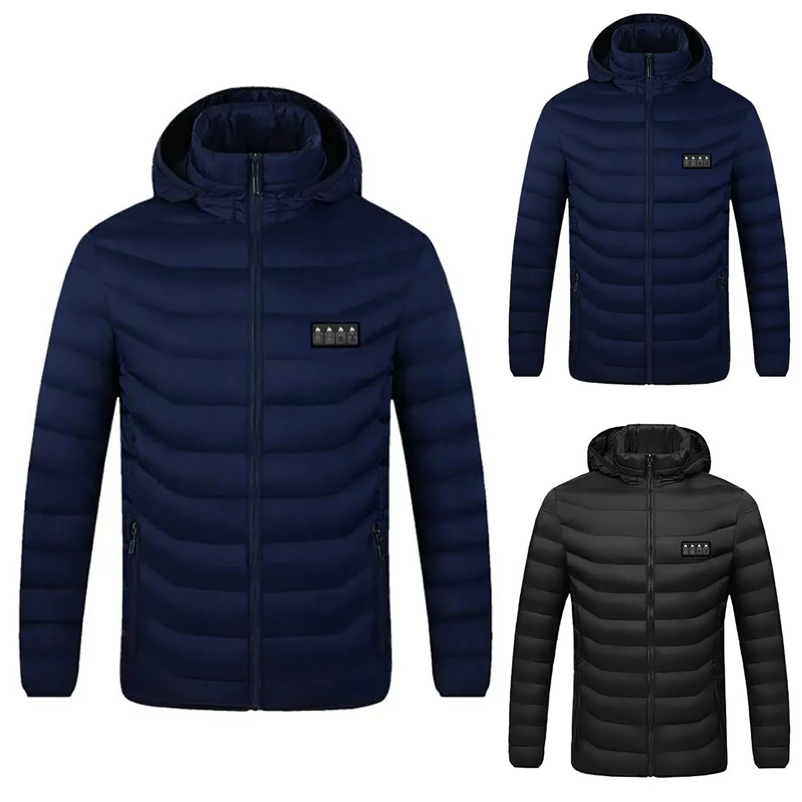 

Lost Peak Jacket Winter Coats for Men Heated Jackets For Men Women Rechargeable Heated Vest With Hood Heating Jackets