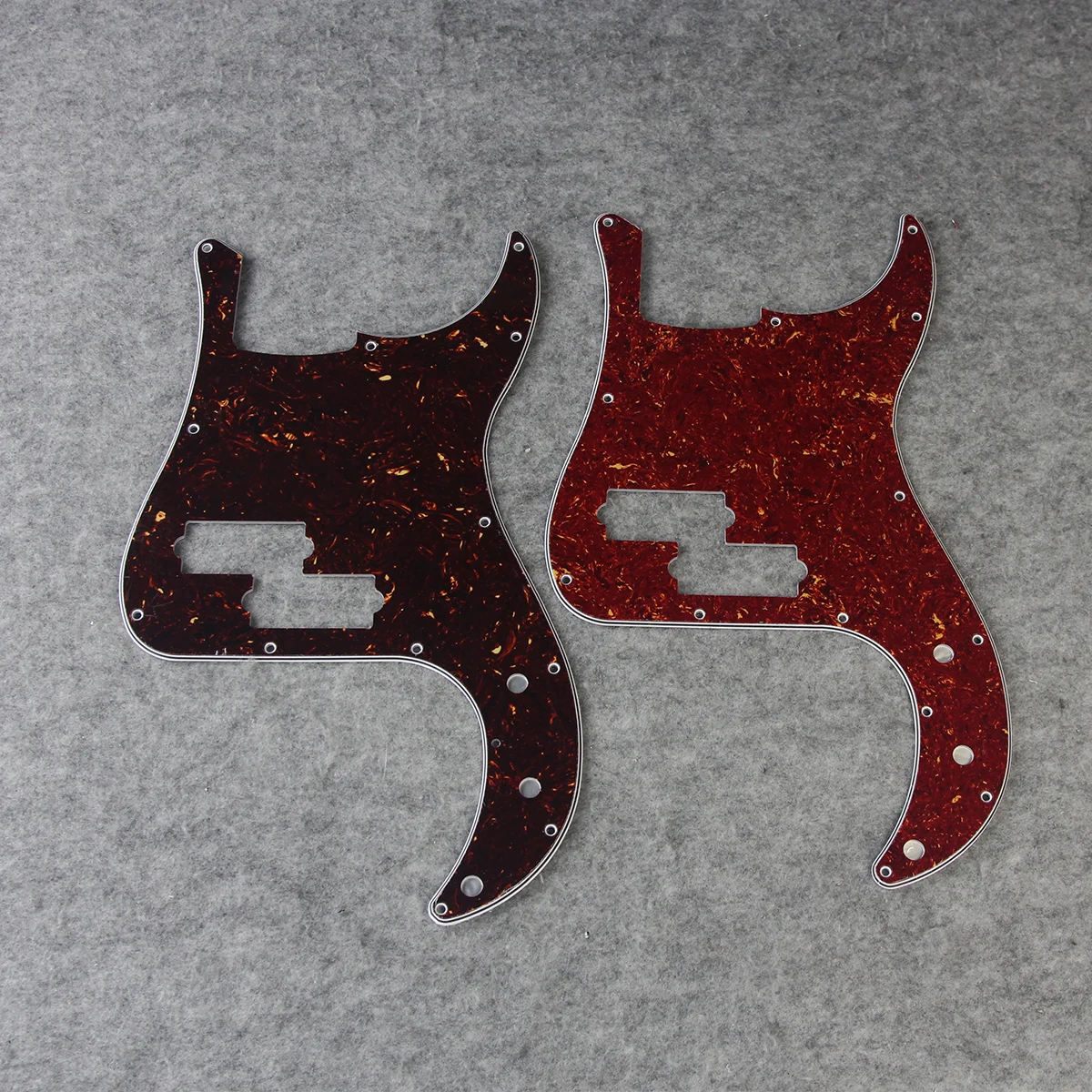 FLEOR Bass Pickguard Bass 4 Strings Guitar Scratch Plate 13 Holes for PB Bass Without Truss Rod Hole Style