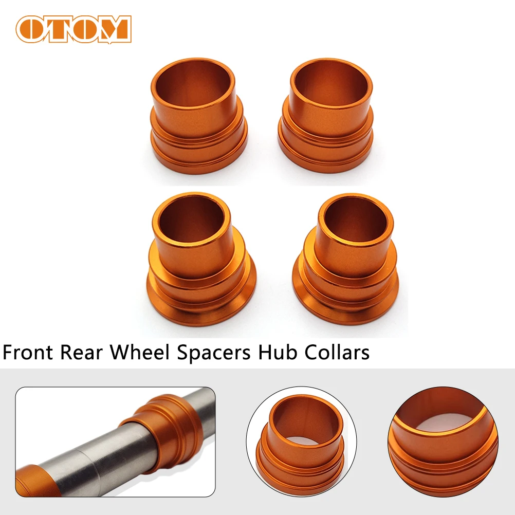 OTOM Motorcycle Front Rear Axle Bushing Wheel Spacers Hub Collars For KTM SX SXF XC EXC EXCF XCW XCF-W 125 150 250 300 350 450