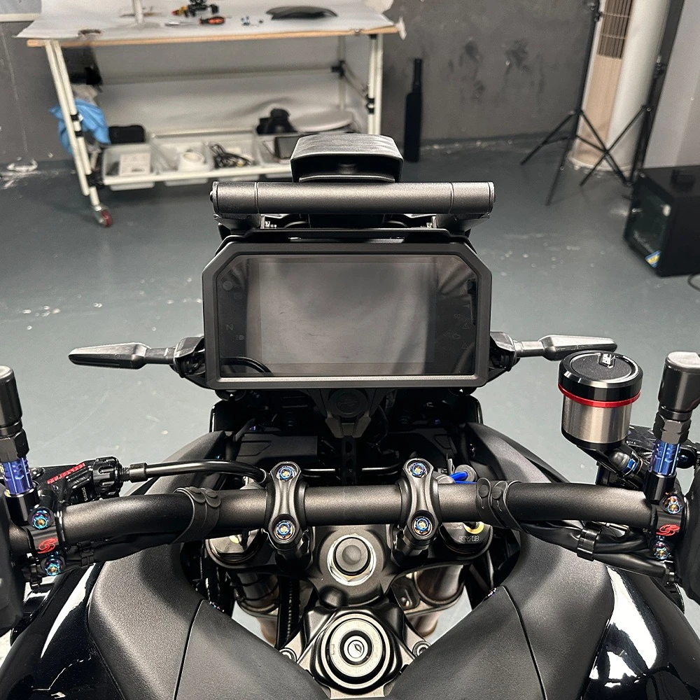 For YAMAHA Tracer 9GT+ Plus Tracer9gt Plus Tracer 9 GT+ 2023 2024 GPS Navigation Phone Holder Cellphone Bracket Extension Holder