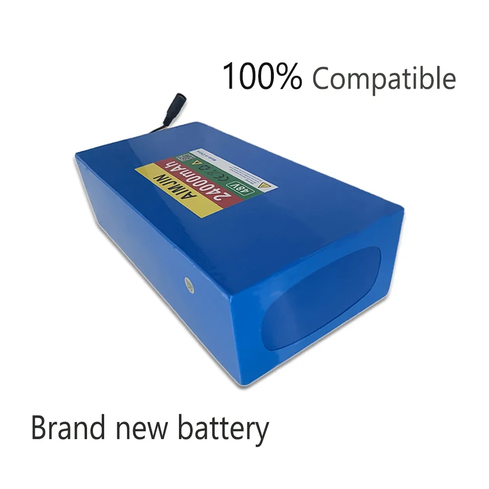 13S6P 48V 24000mAh Li-ion Battery Pack， 2000W Citycoco Motorized Scooter Battery Built In 50A BMS+54.6V Charger