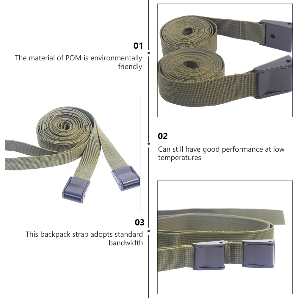 3-częściowy pasek bagażowy Stałe mocowanie pasa do mocowania pasów kempingowych Ratchets