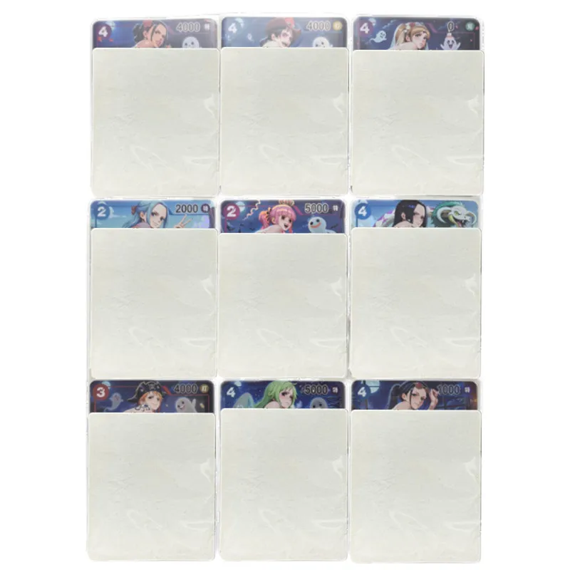 9Pcs/set Self-made Sexy Anime Card One Piece ACG Heroine Double-sided Card Classic Competitive Game Gift Comic Collection Card